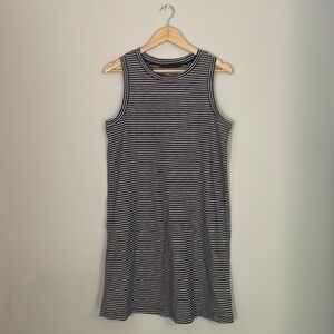 Striped Rib Tank Dress New with tag